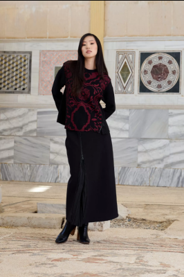 Miss Whence Siyah Desenli Tunik SİYAH - 5