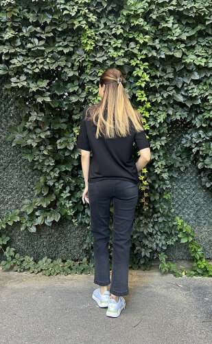 MissWhence Siyah Fermuar Detaylı Pantolon SİYAH - 2