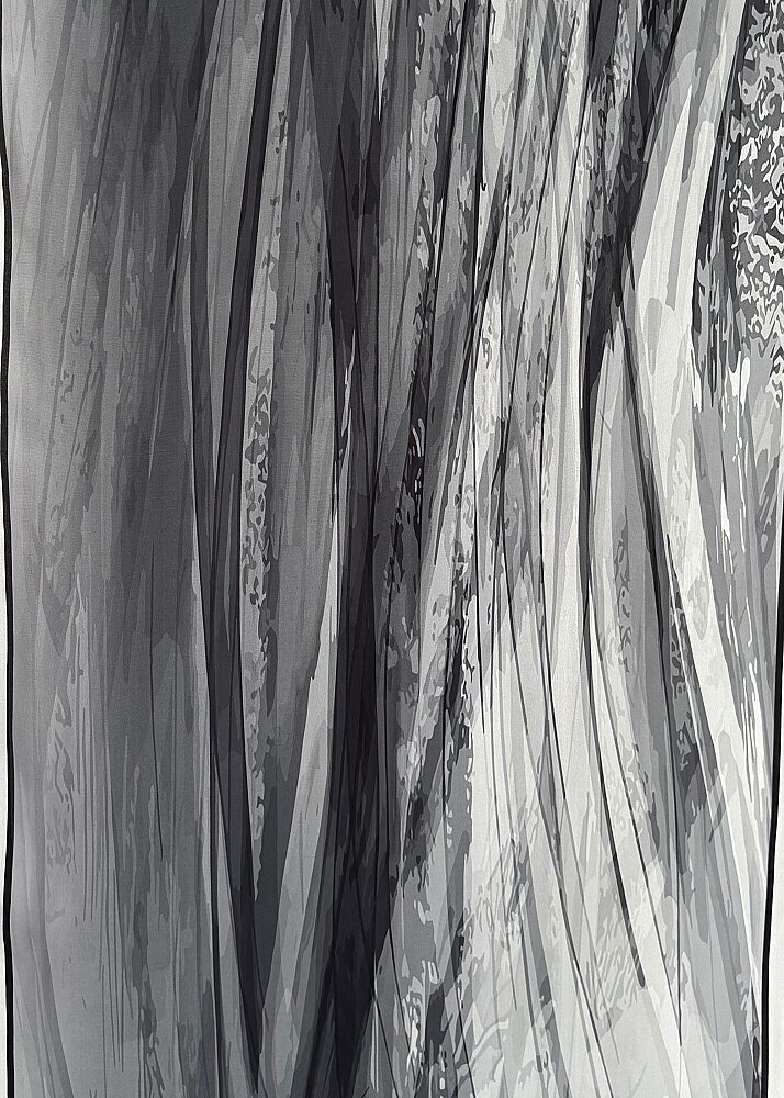 MissDalida Terra Stroke Şal Orma/Grey