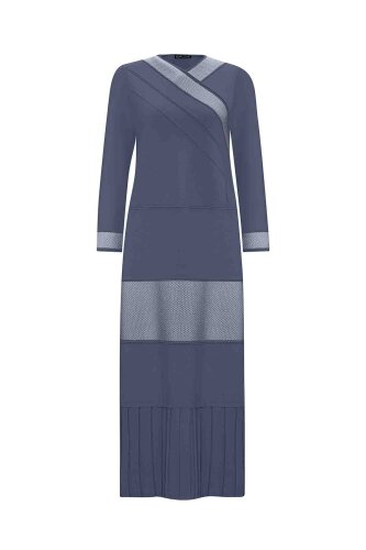 MissDalida V Yaka Triko Elbise Bullet - 5