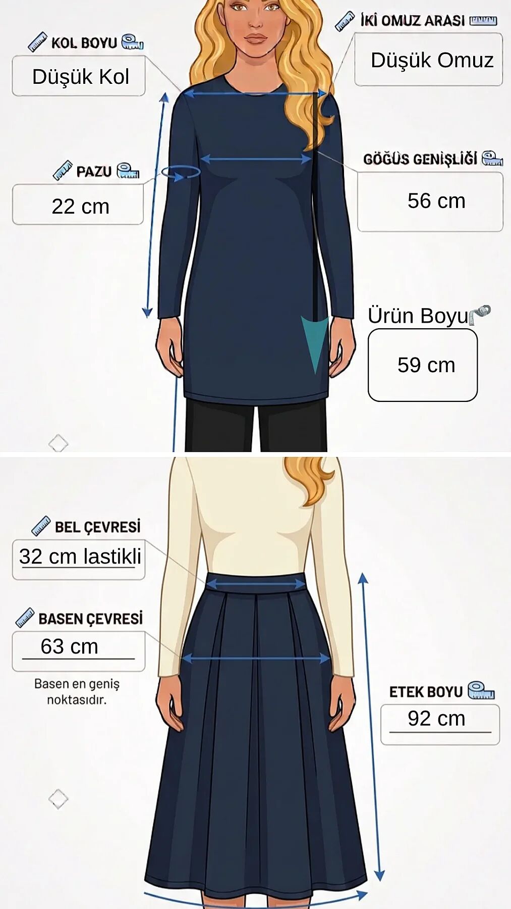 MissWhence Bluzunun Önü Parça Detaylı Etekli Takım SİYAH - 4