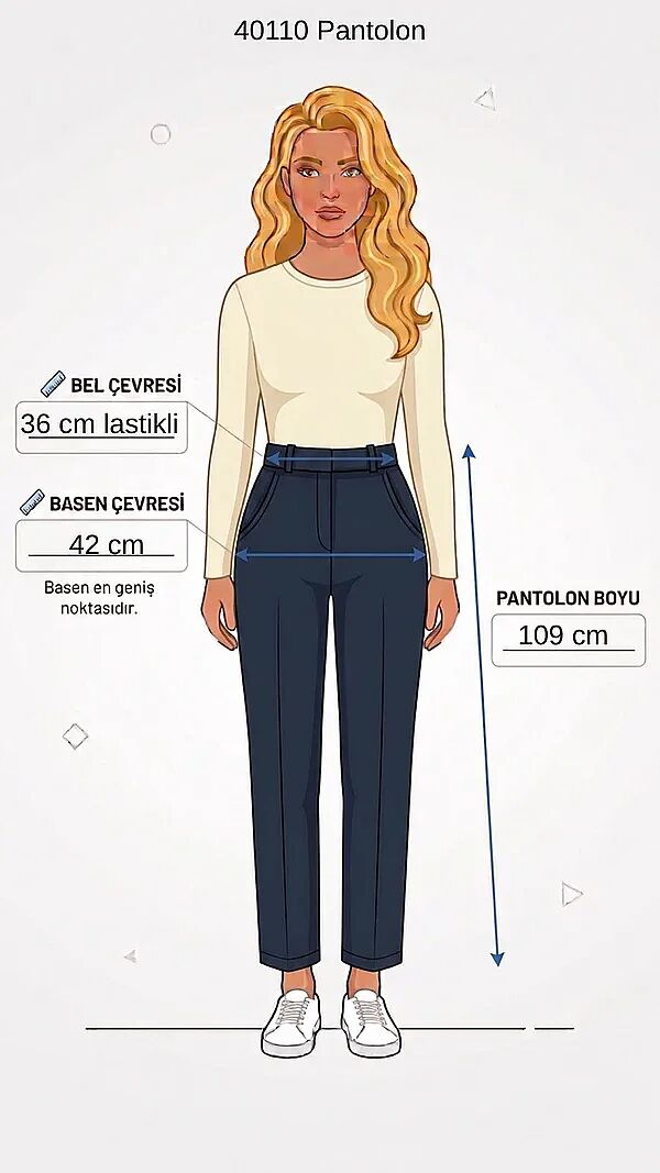 MissWhence Çelik Örme Pantolon SİYAH - 3