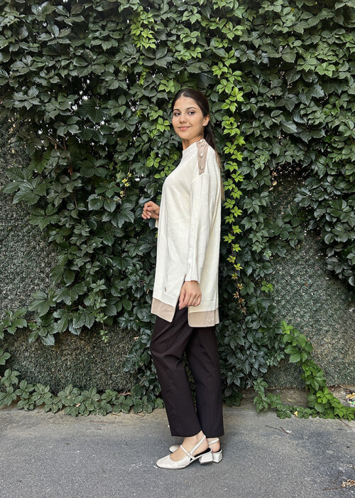 MissWhence Cigarette Pantolon KAHVERENGİ - 6