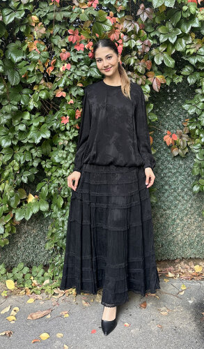 MissWhence FırFırlı Etekli Takım SİYAH - 2