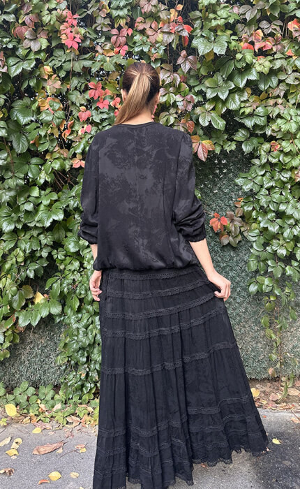 MissWhence FırFırlı Etekli Takım SİYAH - 4