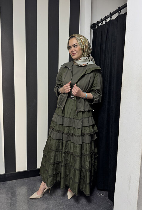 MissWhence İkili Elbise HAKİ - 2