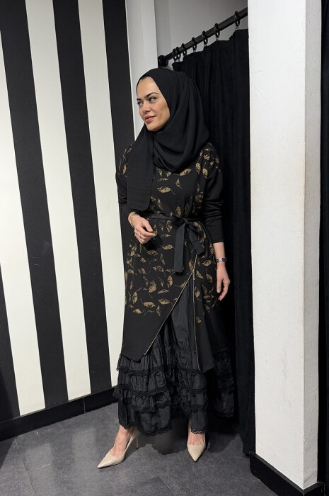 MissWhence İkili Elbise SİYAH - 1