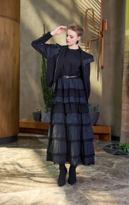 MissWhence İkili Elbise SİYAH - 1