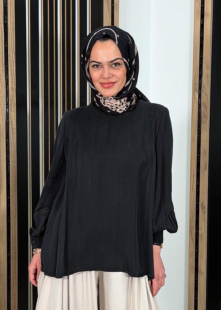 MissWhence İpek Tunik SİYAH