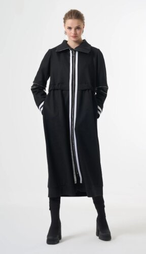 MissWhence Kolları Fermuarlı Kap SİYAH - 5