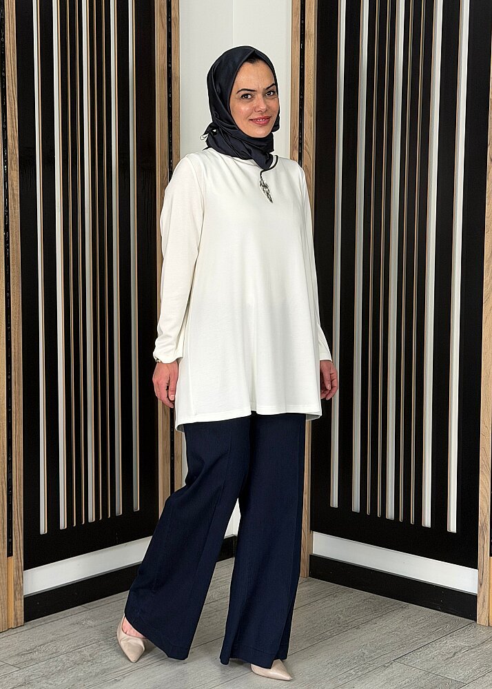 MissWhence Kot Pantolon LACİVERT