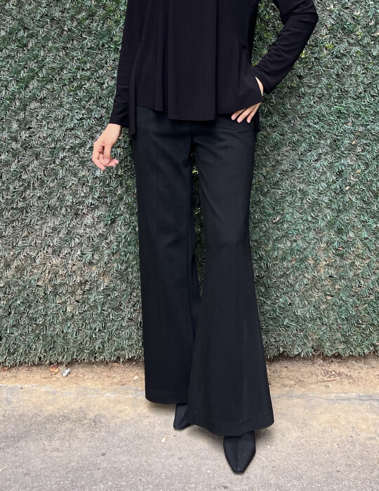 MissWhence Nubuk Pantolon SİYAH - 1