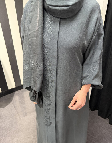 MissWhence Önü Çıtçıtlı Pardesü Petrol Yeşili - 5