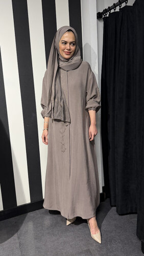 MissWhence Önü Çıtçıtlı Pardesü VİZON