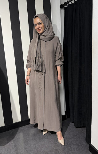 MissWhence Önü Çıtçıtlı Pardesü VİZON - 2