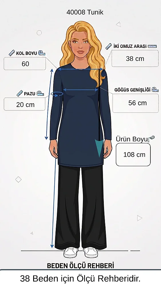 MissWhence Önü Katlı Fermuarlı Tunik EKRU - 6