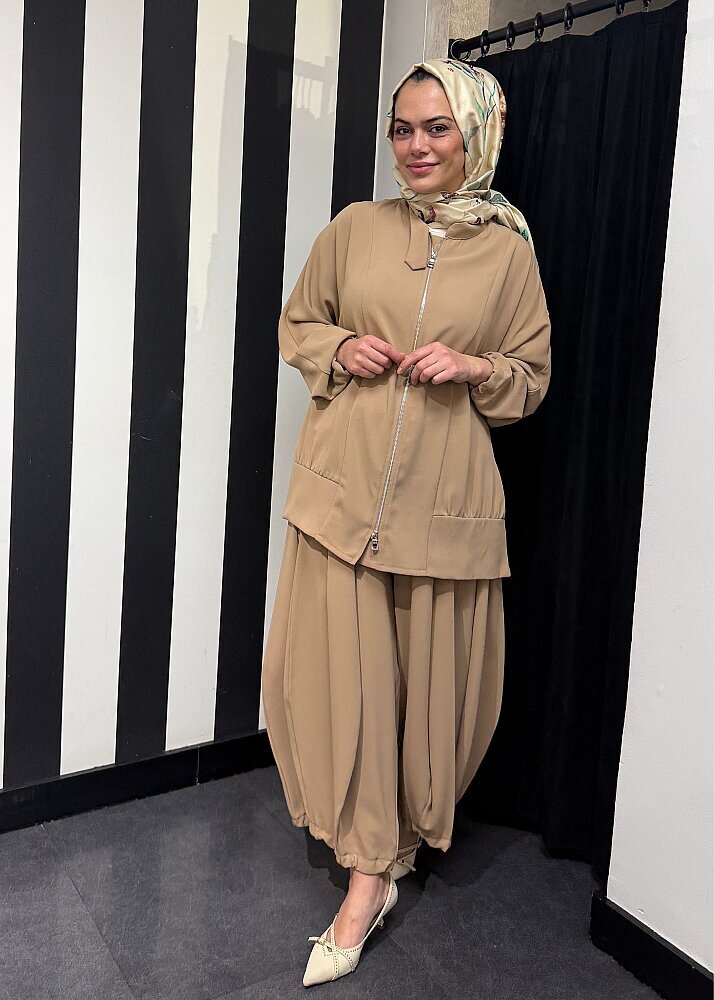 MissWhence Şalvar Takım CAMEL - 3