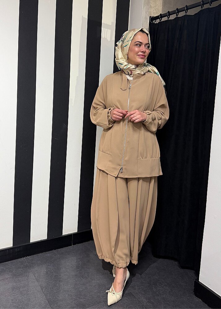 MissWhence Şalvar Takım CAMEL - 6