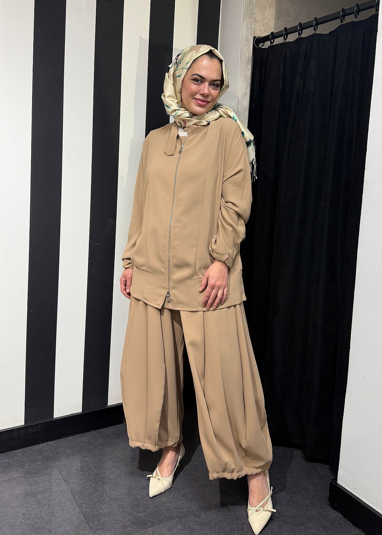 MissWhence Şalvar Takım CAMEL - 7