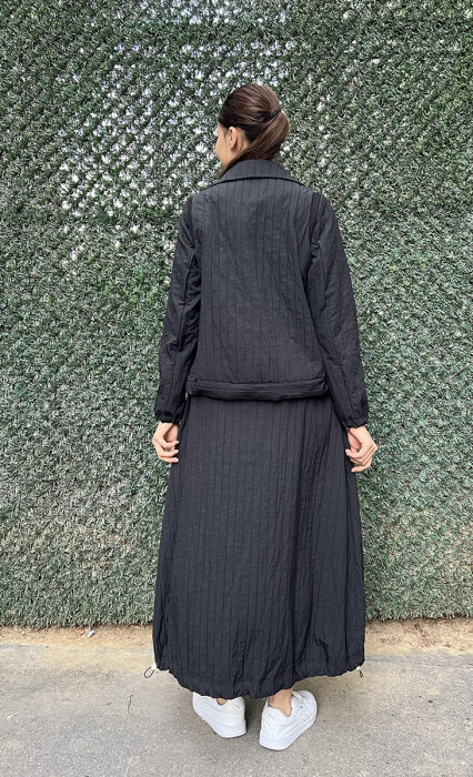 MissWhence Tafta Etekli Takım SİYAH - 5