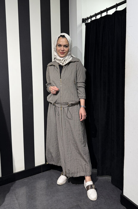 MissWhence Tafta Etekli Takım VİZON - 1