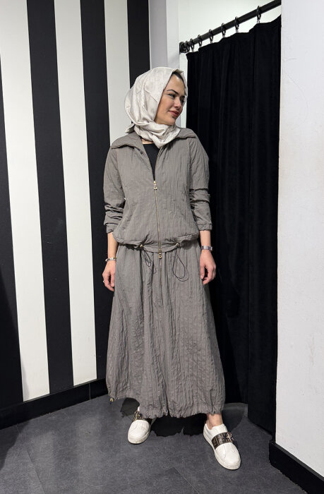 MissWhence Tafta Etekli Takım VİZON - 3