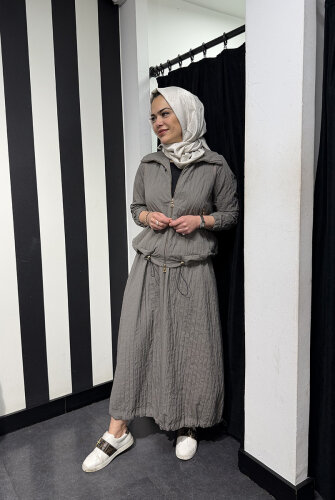 MissWhence Tafta Etekli Takım VİZON - 4