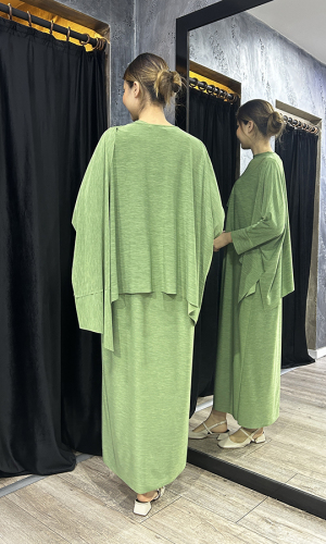 Noi Elenay Şal Yaka Bolero Açık Yeşil - 3