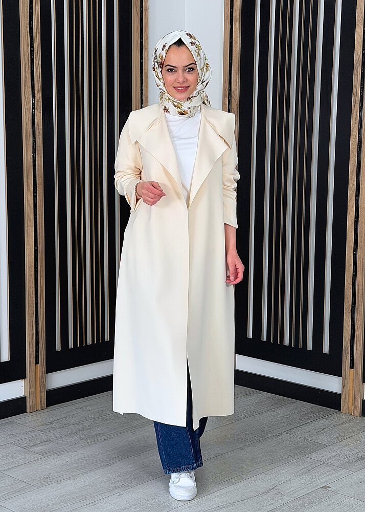 Noİ Scuba Arkası Kemerli Ceket Kemik