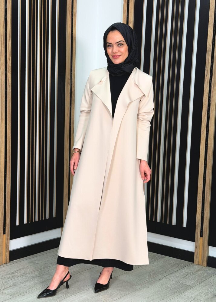 Noİ Scuba Arkası Kemerli Ceket TAŞ - 2