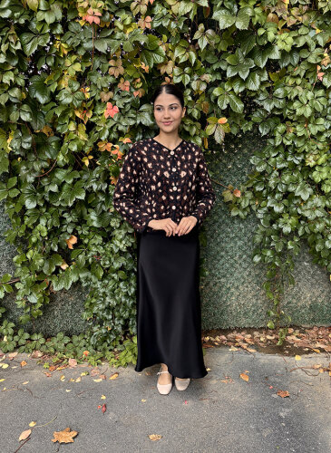 Noi Triko Çift Renkli Leopar Kısa Hırka KAHVERENGİ - 2