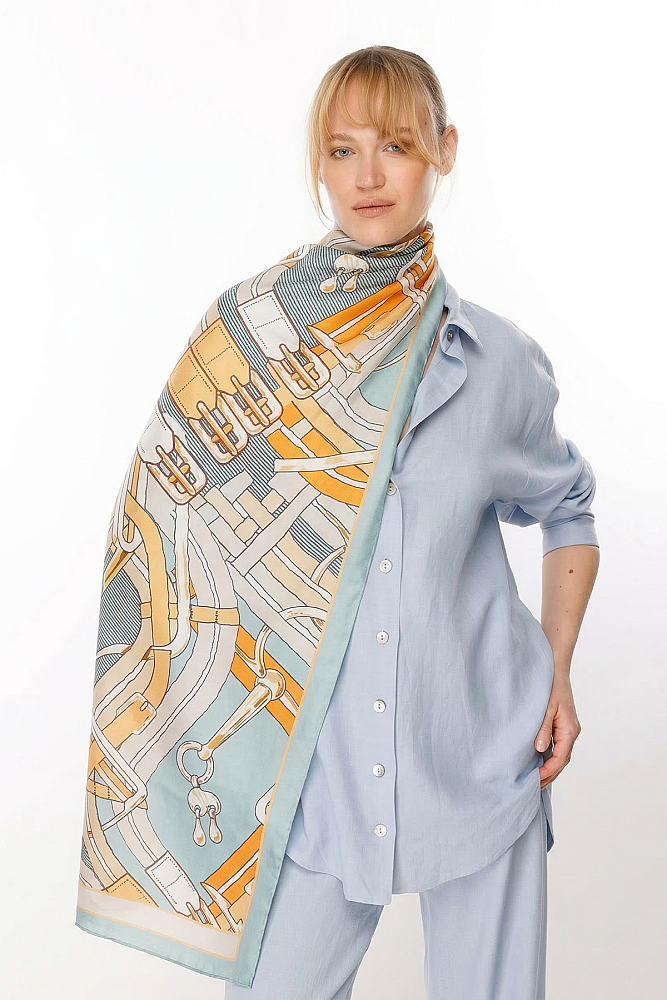 Noİ Viscon Diagonal Radius Kemerli Şal MİNT 