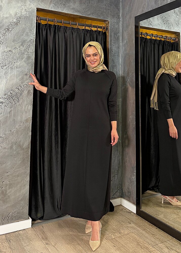 Nuss Basic Elbise SİYAH