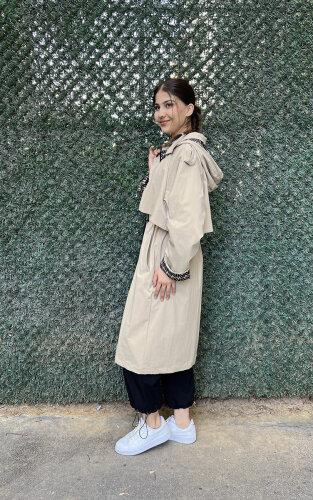 Nuss Belden Büzgülü Kap BEJ - 3