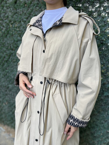 Nuss Belden Büzgülü Kap BEJ - 4