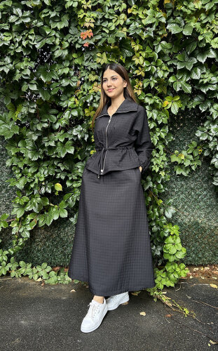 Nuss Kapitone Etekli Takım SİYAH - 2