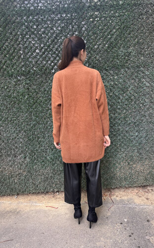 Nuss Önü Düğmeli Yumoş Hırka TARÇIN - 3