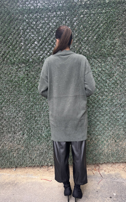 Nuss Önü Taşlı Yumoş Tunik HAKİ - 4