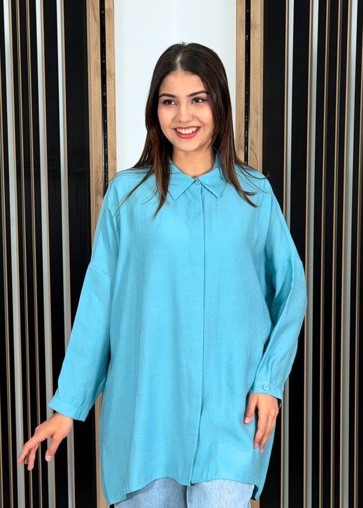 Nuss Oversize Gömlek Akdeniz - 2