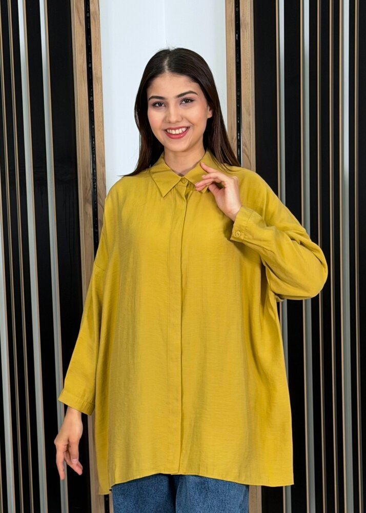 Nuss Oversize Gömlek Amber - 3