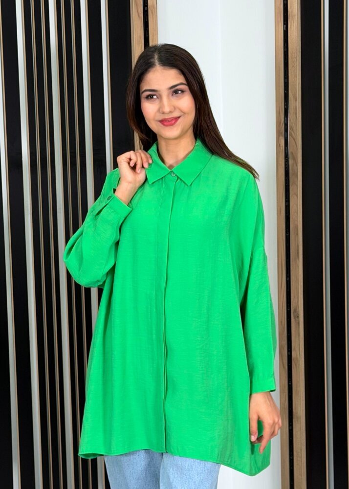 Nuss Oversize Gömlek BENETTON - 3