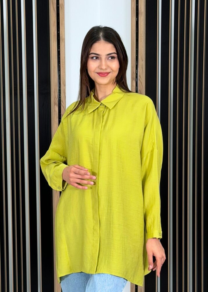 Nuss Oversize Gömlek LİME