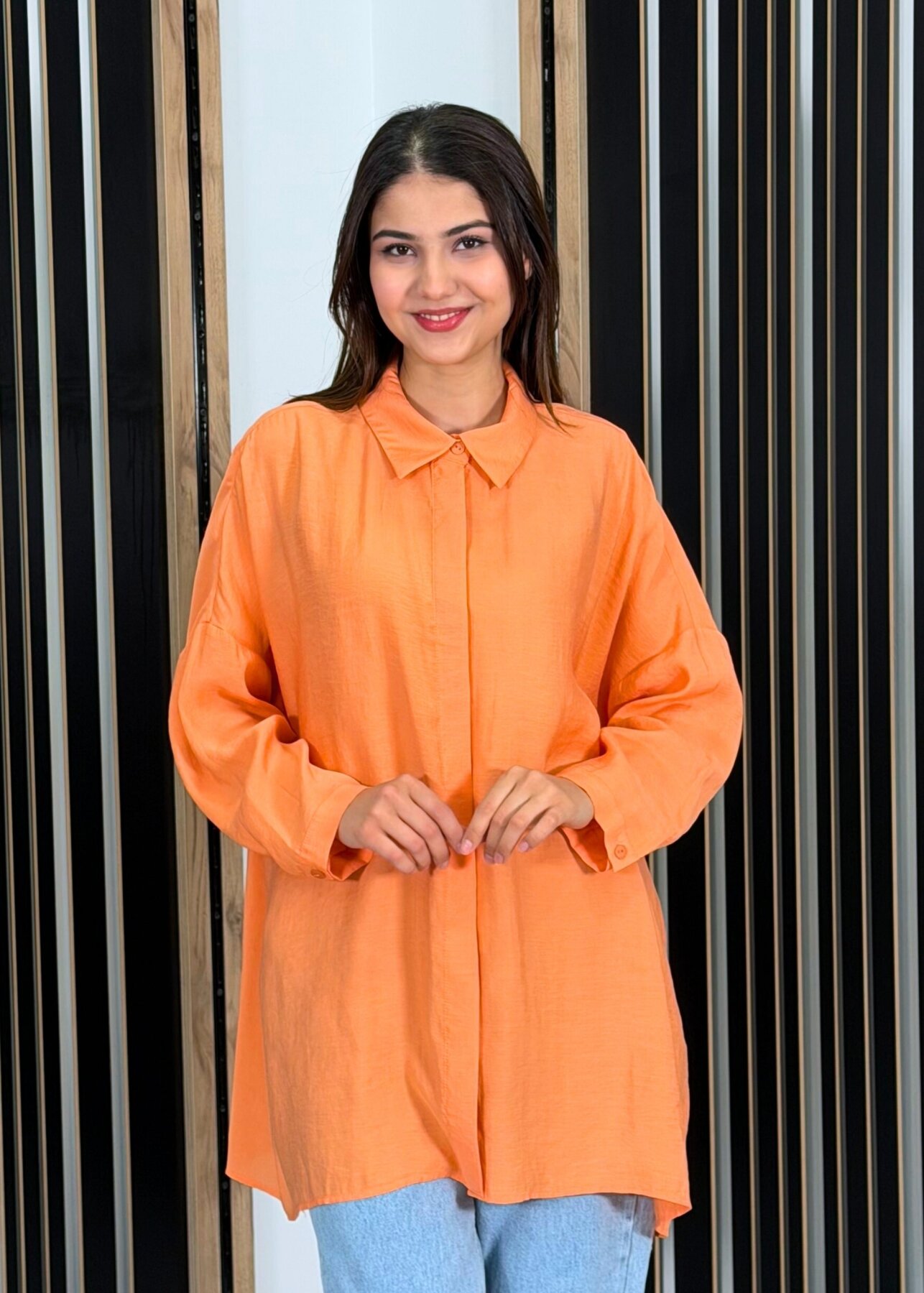 Nuss Oversize Gömlek Mango - 2