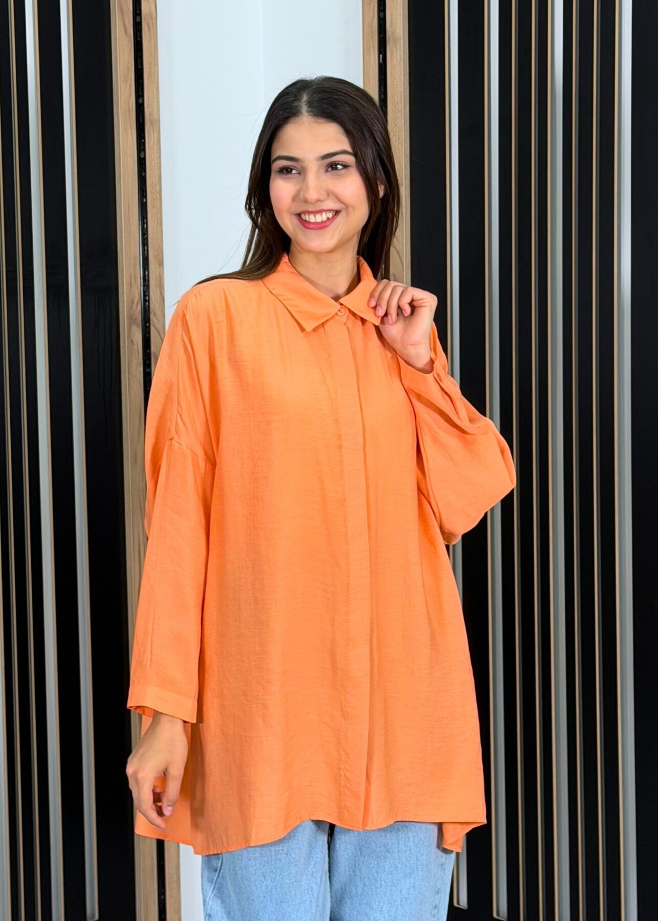 Nuss Oversize Gömlek Mango - 3