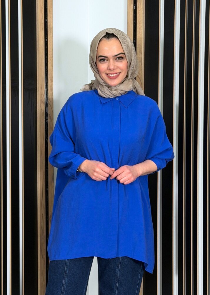 Nuss Oversize Gömlek Napoli Blue - 2