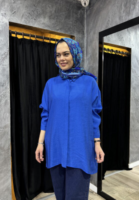 Nuss Oversize Gömlek SAKS - 1