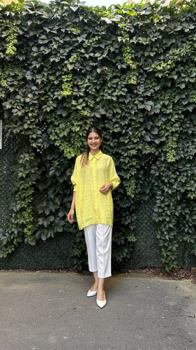 Nuss Oversize Gömlek SARI 