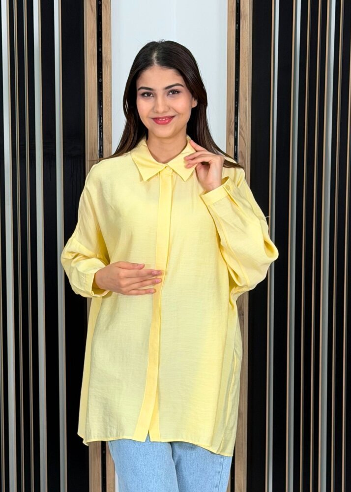 Nuss Oversize Gömlek VANİLYA - 3