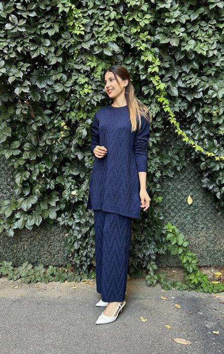 Nuss Simli Takım LACİVERT - 2