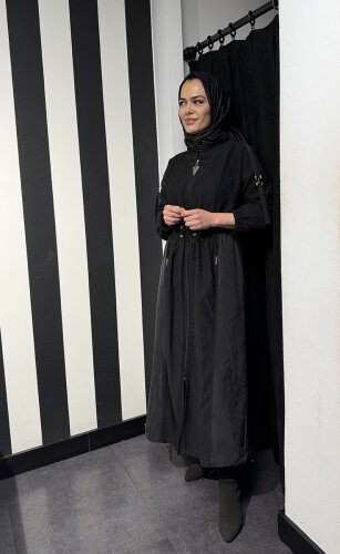 Orhan Beli Büzgülü Kap SİYAH - 1